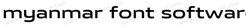 myanmar font software字体转换